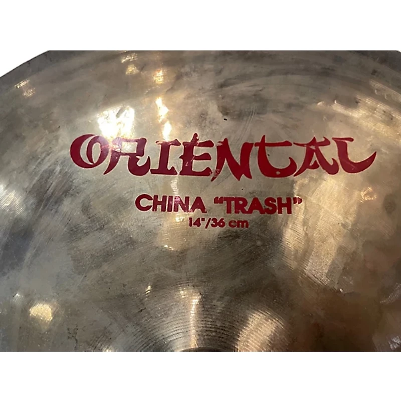 Used Zildjian 14in Oriental China Trash Cymbal