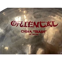 Used Zildjian 14in Oriental China Trash Cymbal