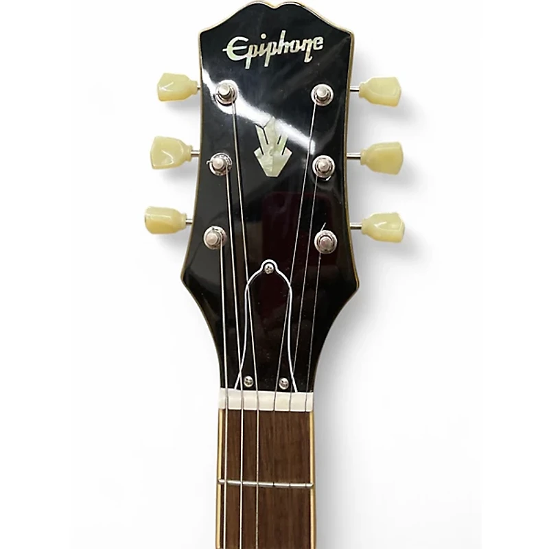 Used Epiphone ES355 Gold Hollow Body Electric Guitar