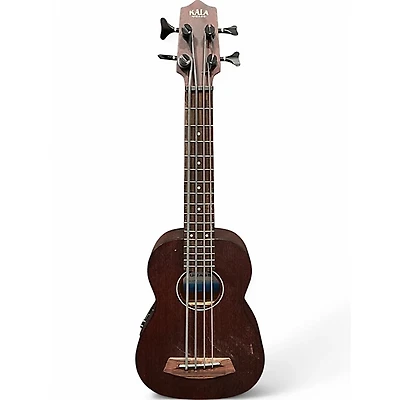 Used Kala Exotic Mahogany U-Bass Mahogany Acoustic Bass Guitar