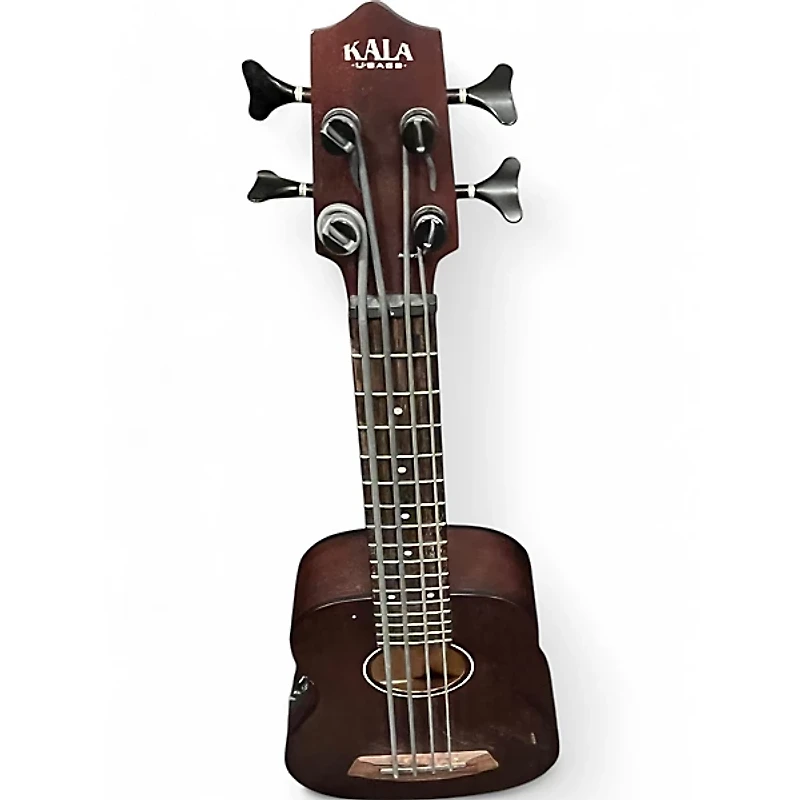 Used Kala Exotic Mahogany U-Bass Mahogany Acoustic Bass Guitar