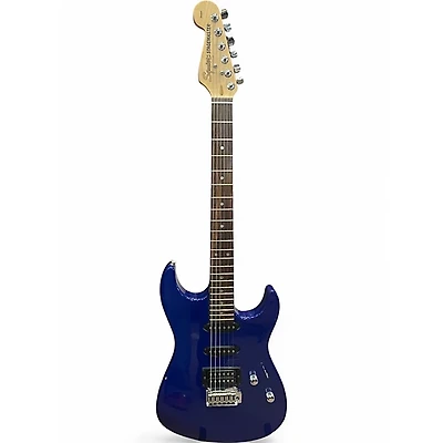 Used Squier STAGEMASTER BLUE Solid Body Electric Guitar