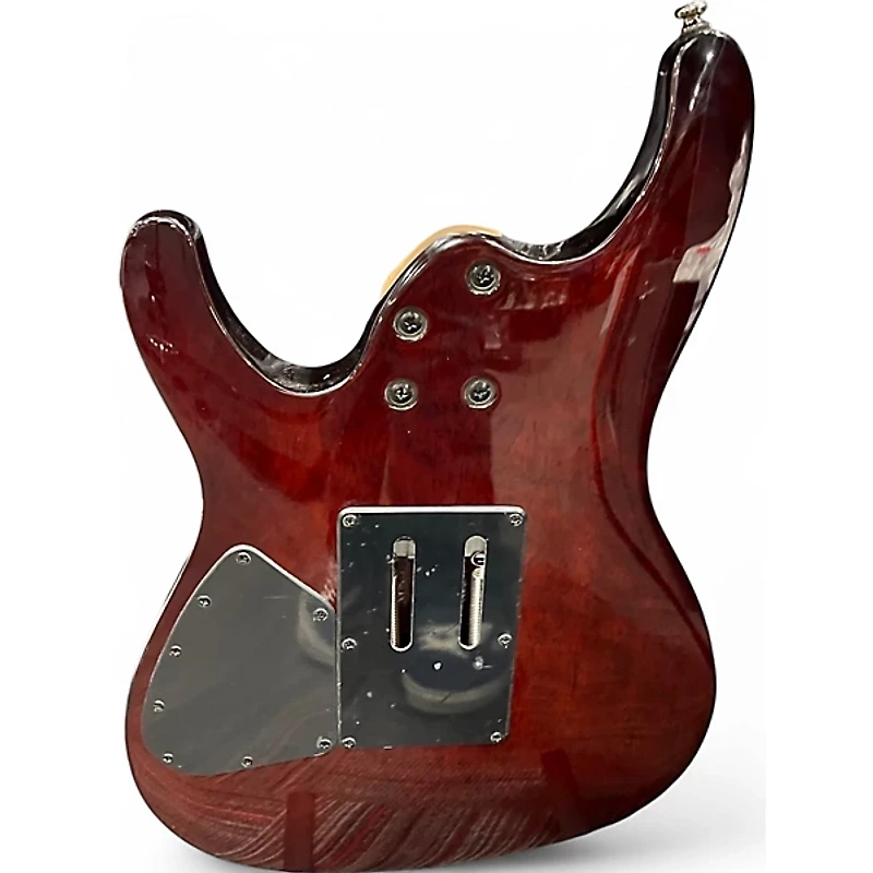 Used Ibanez S670QM Dragon Eye burst Solid Body Electric Guitar