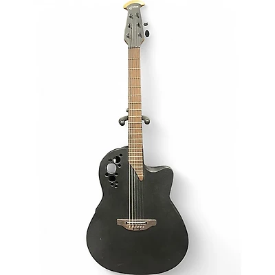 Used Ovation 1778TX-5 Elite Black Acoustic Electric Guitar