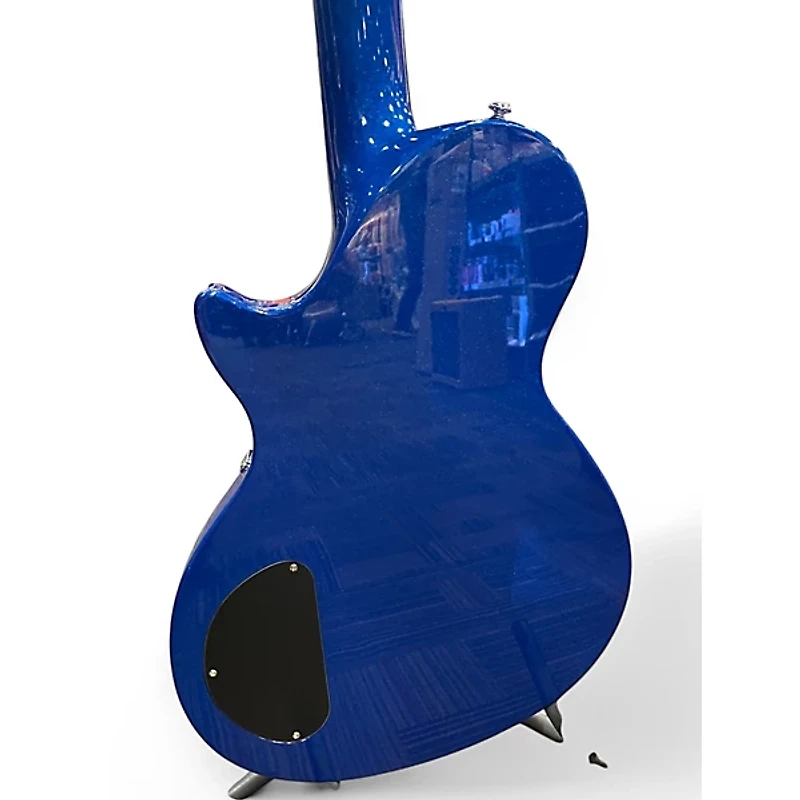 Used ESP LTD PS1000 Sparkle Blue Hollow Body Electric Guitar