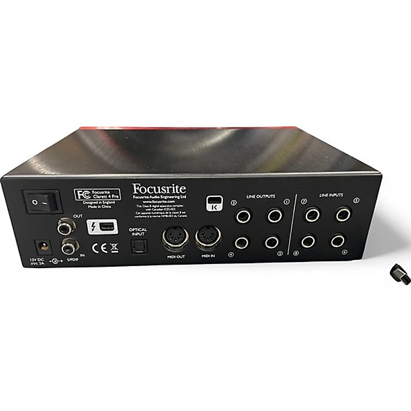 Used Focusrite Clarett 4Pre Audio Interface