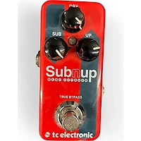 Used TC Electronic Sub N Up Mini Octaver Effect Pedal