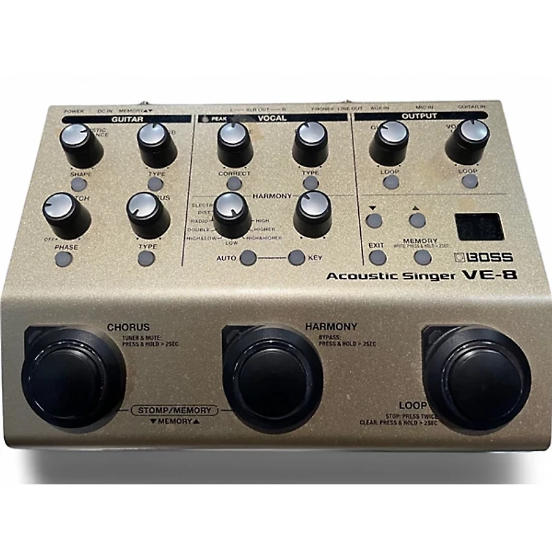 Used BOSS VE8 Acoustic Singer Effect Processor