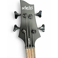 Used Schecter Guitar Research Stiletto Stealth-4  Black Electric Bass Guitar