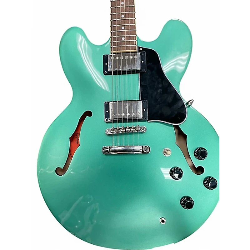 Used Epiphone ES335 Inverness Green Hollow Body Electric Guitar