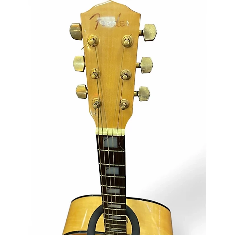Used Fender SJ-65S Natural Acoustic Guitar