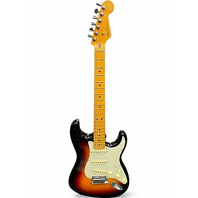 Used Fender American Ultra Stratocaster 2 Tone Sunburst Solid Body Electric Guitar