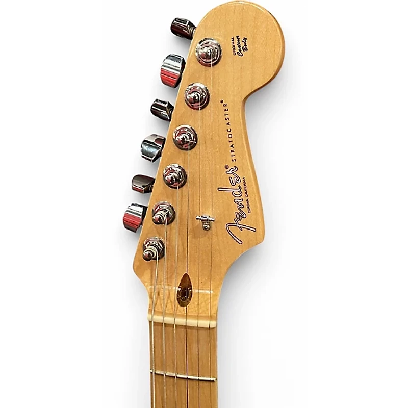 Used Fender American Professional Stratocaster SSS Black Solid Body Electric Guitar