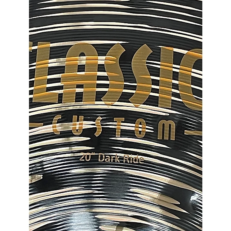 Used MEINL 20in classics custom dark ride Cymbal