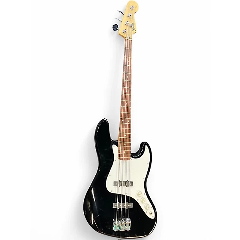 Used Fender Standard Jazz Bass Black Electric Bass Guitar