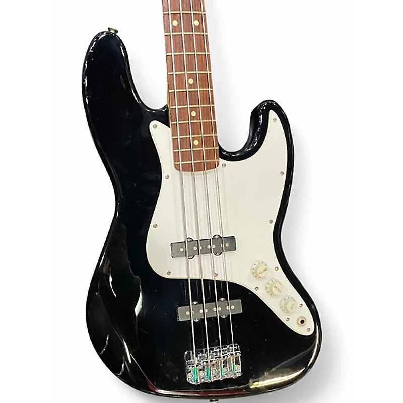 Used Fender Standard Jazz Bass Black Electric Bass Guitar