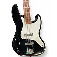 Used Fender Standard Jazz Bass Black Electric Bass Guitar