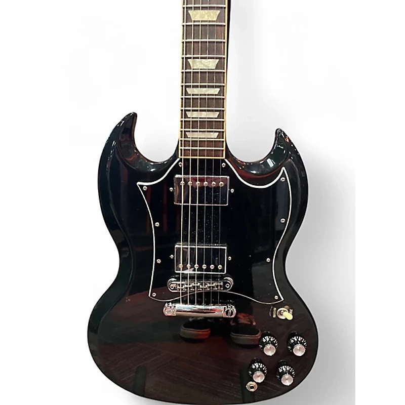 Used Gibson SG Standard Ebony Solid Body Electric Guitar
