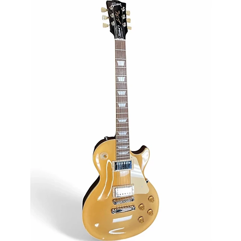 Used Gibson Les Paul Standard 1950S Neck Gold Top Solid Body Electric Guitar