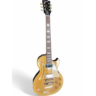 Used Gibson Les Paul Standard 1950S Neck Gold Top Solid Body Electric Guitar