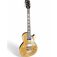 Used Gibson Les Paul Standard 1950S Neck Gold Top Solid Body Electric Guitar