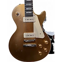 Used Gibson Les Paul Standard 1950S Neck Gold Top Solid Body Electric Guitar