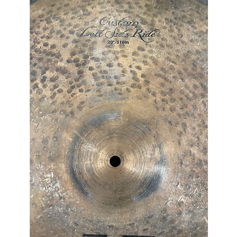 Used Zildjian 20in K Custom Left Side Ride Cymbal