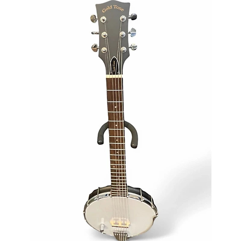 Used Gold Tone I-AC-6+ Black Banjo