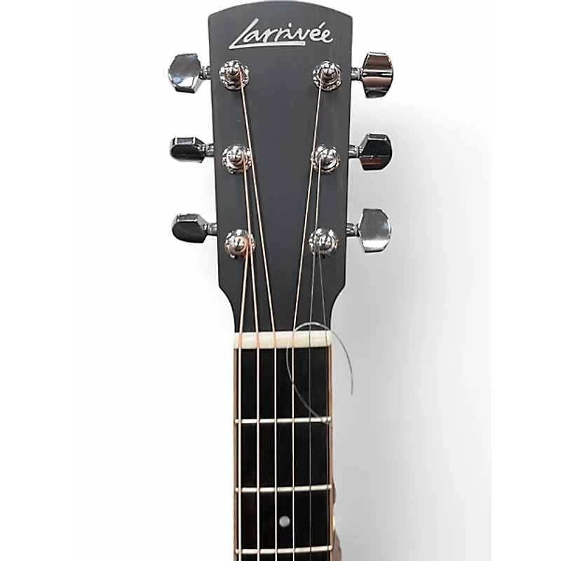 Used Larrivee OM-03 Natural Acoustic Electric Guitar