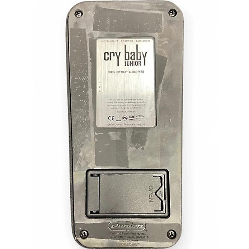 Used Dunlop CBJ95 Cry Baby Junior Wah Effect Pedal