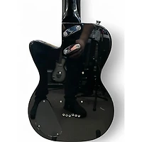 Used Silvertone 1303/U2 Reissue Black Solid Body Electric Guitar