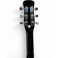 Used Silvertone 1303/U2 Reissue Black Solid Body Electric Guitar