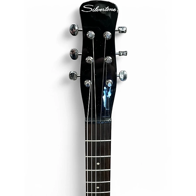 Used Silvertone 1303/U2 Reissue Silverburst Solid Body Electric Guitar