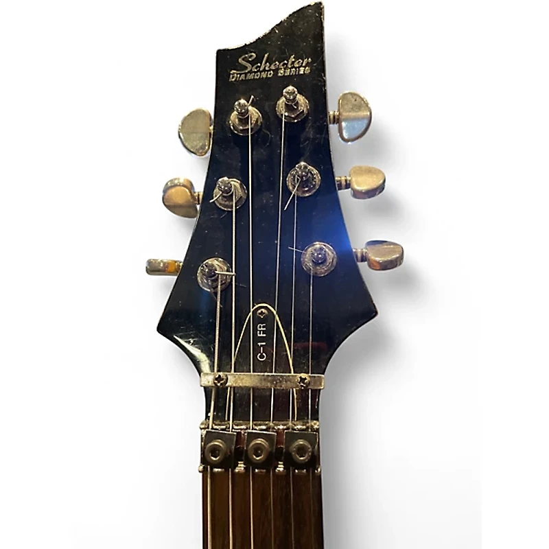 Used Schecter Guitar Research Hellraiser C1 Floyd Rose Alpine White Solid Body Electric Guitar