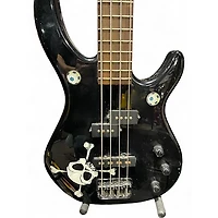 Used Squier Affinity PJ Bass Black Electric Bass Guitar