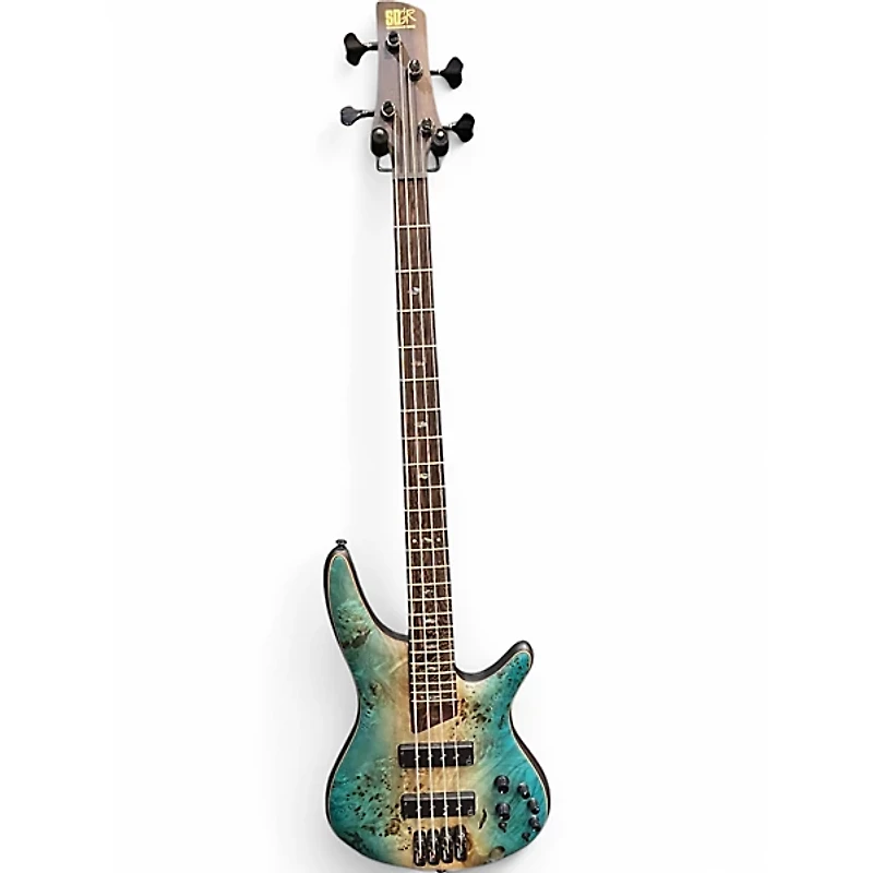 Used Ibanez SR1600B Caribbean Shoreline Electric Bass Guitar