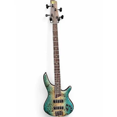 Used Ibanez SR1600B Caribbean Shoreline Electric Bass Guitar