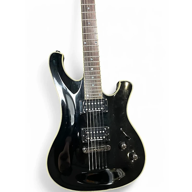 Used Schecter Guitar Research C7 Blackjack Black Solid Body Electric Guitar