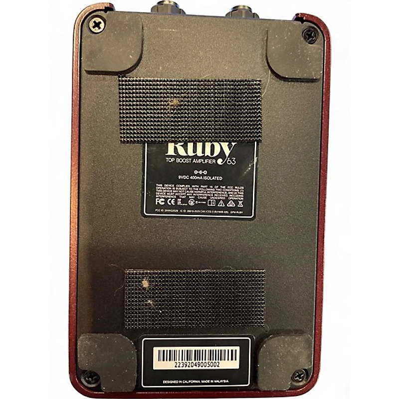 Used Universal Audio Ruby 63 Top Boost Effect Pedal