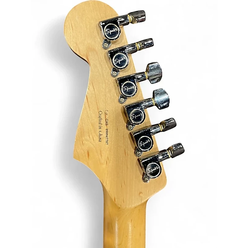 Used Squier Standard Stratocaster 3 Tone Sunburst Solid Body Electric Guitar