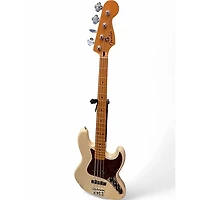 Used Fender Player Plus Active Jazz Bass Olympic Pearl Electric Bass Guitar