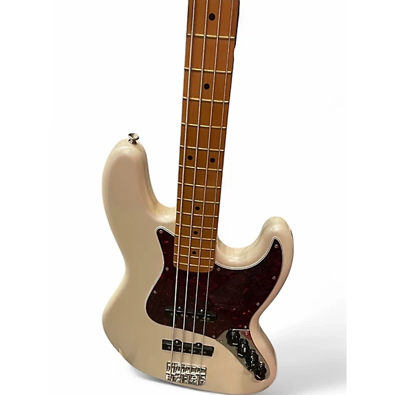 Used Fender Player Plus Active Jazz Bass Olympic Pearl Electric Bass Guitar