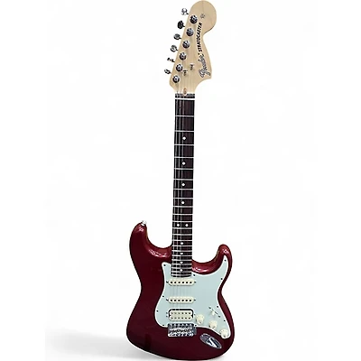 Used Fender American Performer Stratocaster HSS AUBERGINE Solid Body Electric Guitar