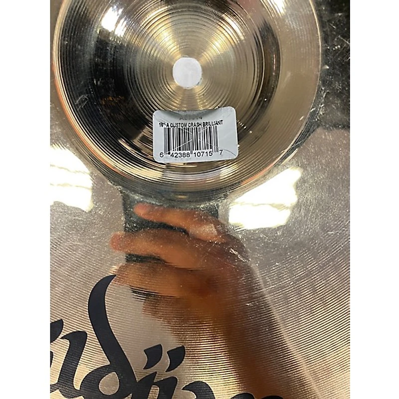 Used Zildjian 14in A Custom Hi Hat Bottom Cymbal