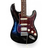 Used Fender Deluxe Lone Star Stratocaster Black Solid Body Electric Guitar