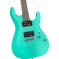 Used Schecter Guitar Research Diamond Series PT Mint Green Solid Body Electric Guitar