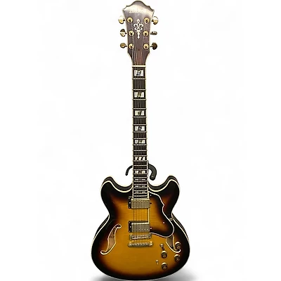 Used Ibanez AS153A Artstar 2 Color Sunburst Hollow Body Electric Guitar