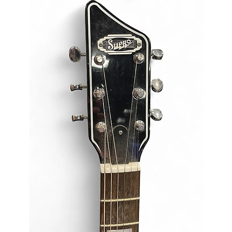 Used Supro Westbury White Solid Body Electric Guitar