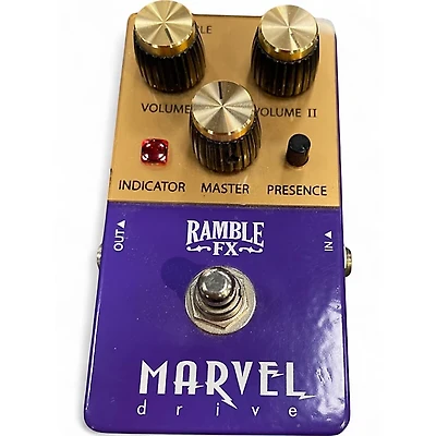 Used Ramble Fx MARVEL DRIVE Effect Pedal
