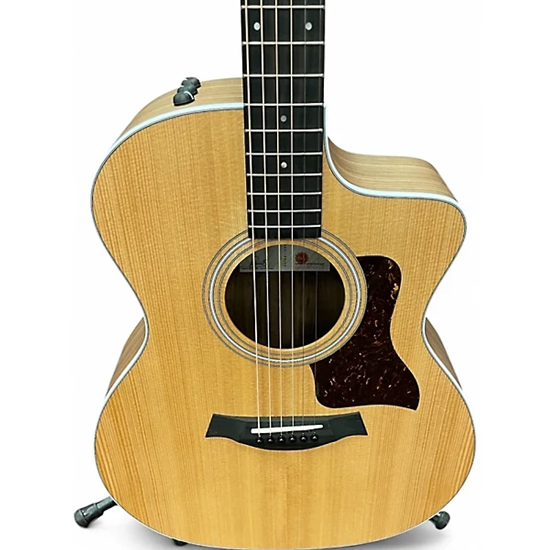 Used Taylor 214CE Natural Acoustic Electric Guitar